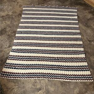 Striped Crochet Blanket